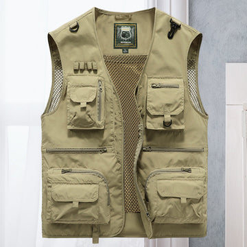 Devako Multi-Pocket Mesh Weste Taktische Weste