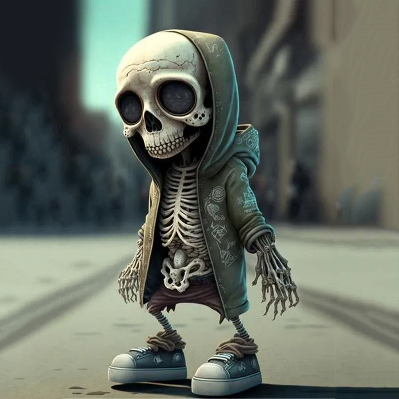 Objets funéraires | Squelettes décoratifs détaillés pour Halloween