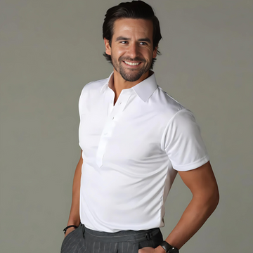 Poloshirt mit steifem Kragen - Rasmus