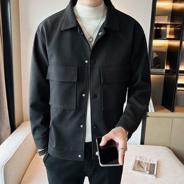 Clemens | Lässige Herbstjacke aus Wolle für Herren