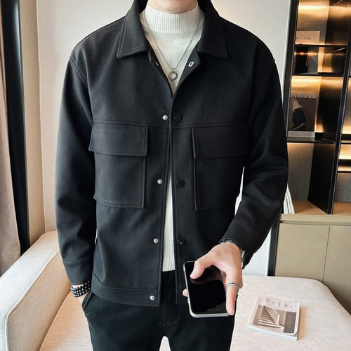 Clemens | Lässige Herbstjacke aus Wolle für Herren
