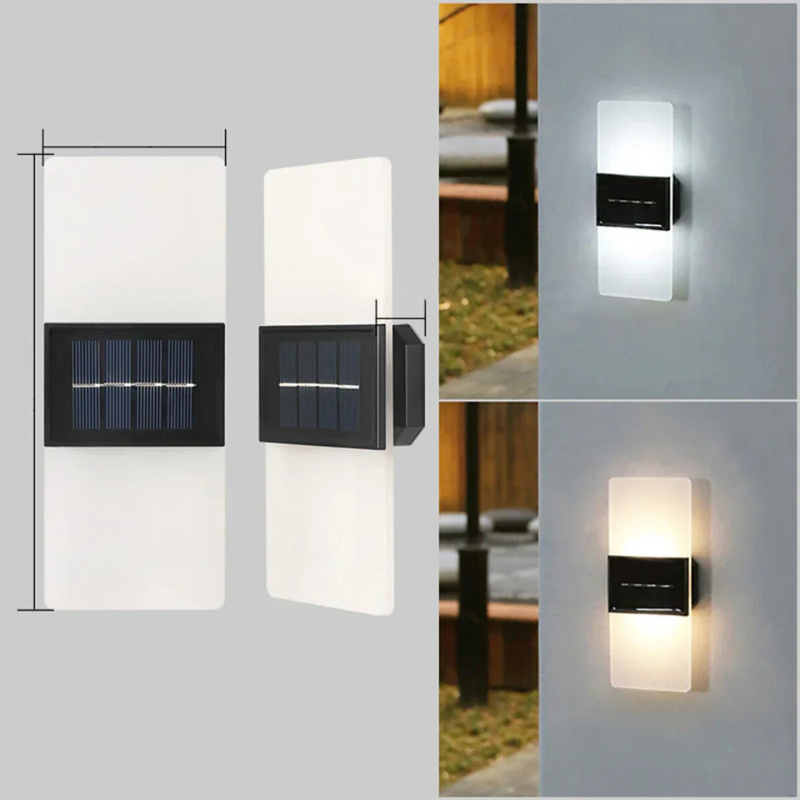 EclatSolar - Solarbetriebene Wandleuchte