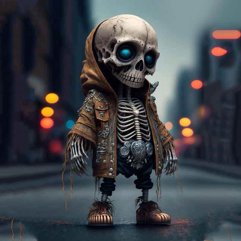 Objets funéraires | Squelettes décoratifs détaillés pour Halloween