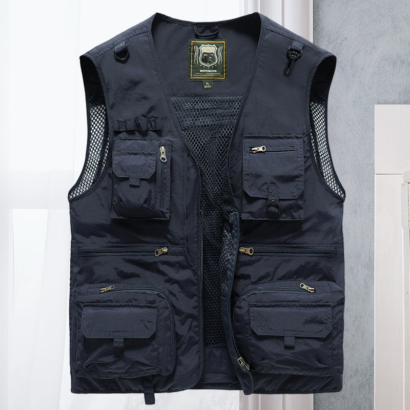Devako Multi-Pocket Mesh Weste Taktische Weste