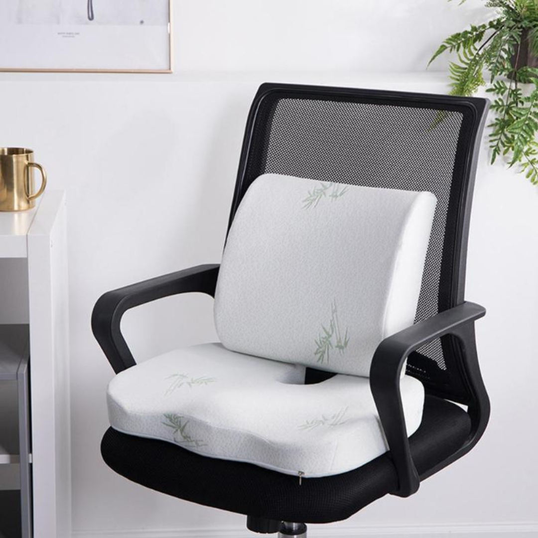 OrthoRelax Kissen-Set – Ergonomischer Komfort für Rücken & Sitz