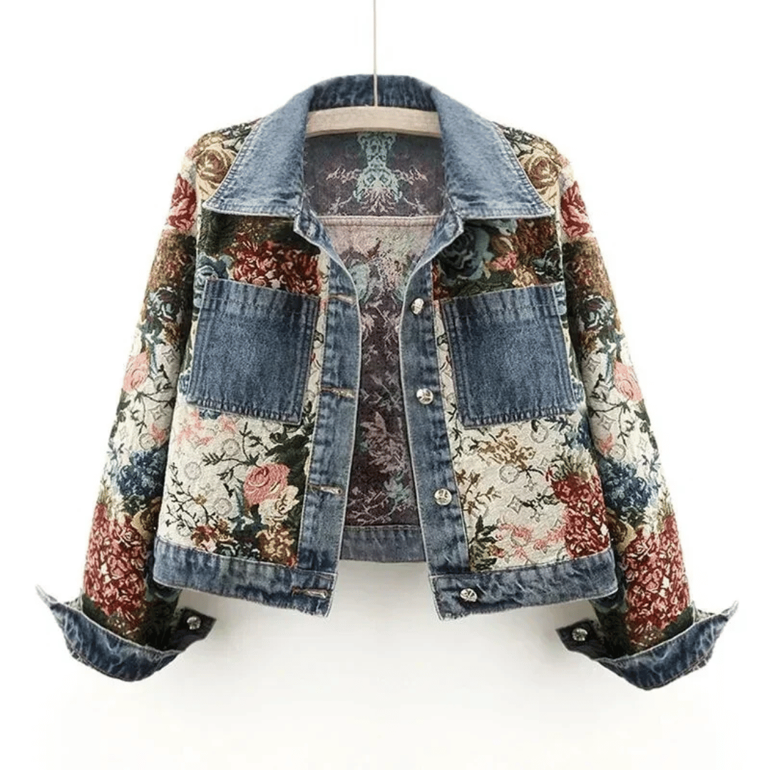 Morisot Denim-Blumenjacke