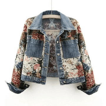 Morisot Denim-Blumenjacke