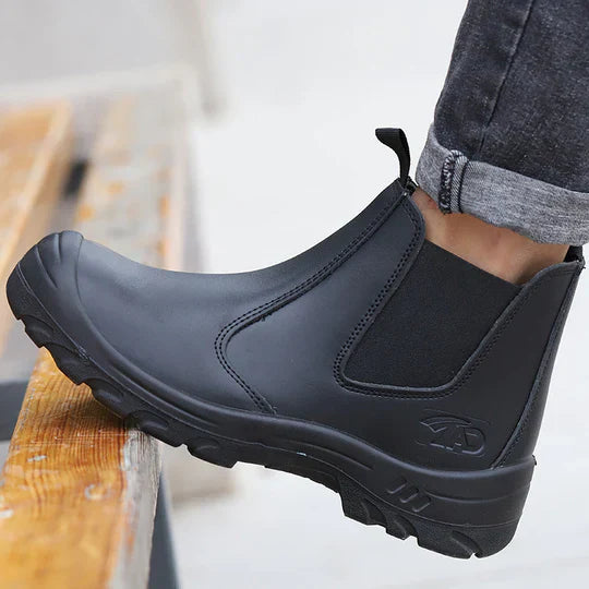 FlexGuard – Orthopädische Sicherheitsstiefel PU-Sohle & Leder – Für die Arbeit