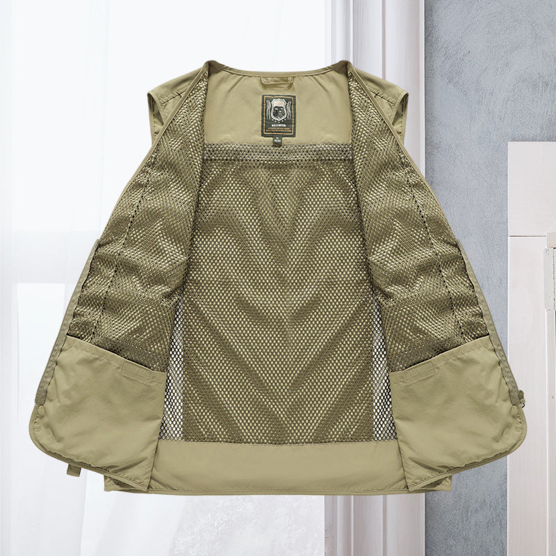 Devako Multi-Pocket Mesh Weste Taktische Weste