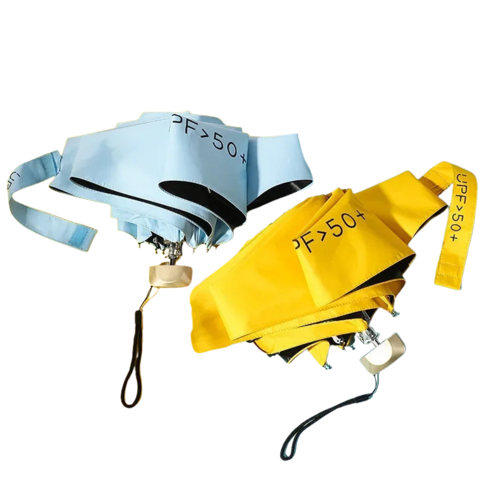 SkyLite – Mini-parapluie de voyage Protection UV Résistant au vent et à l'eau