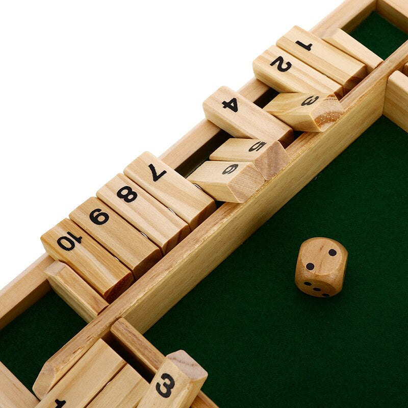 Brettspiel mit Holzwürfeln - RekenRijk