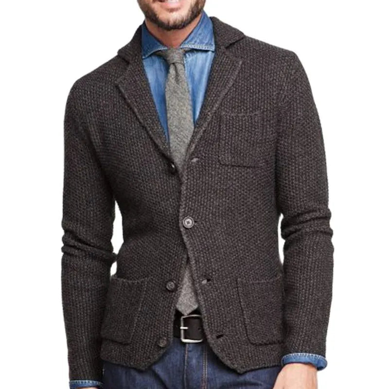 Stilvolle lässige Strickjacke für Männer - Kristo