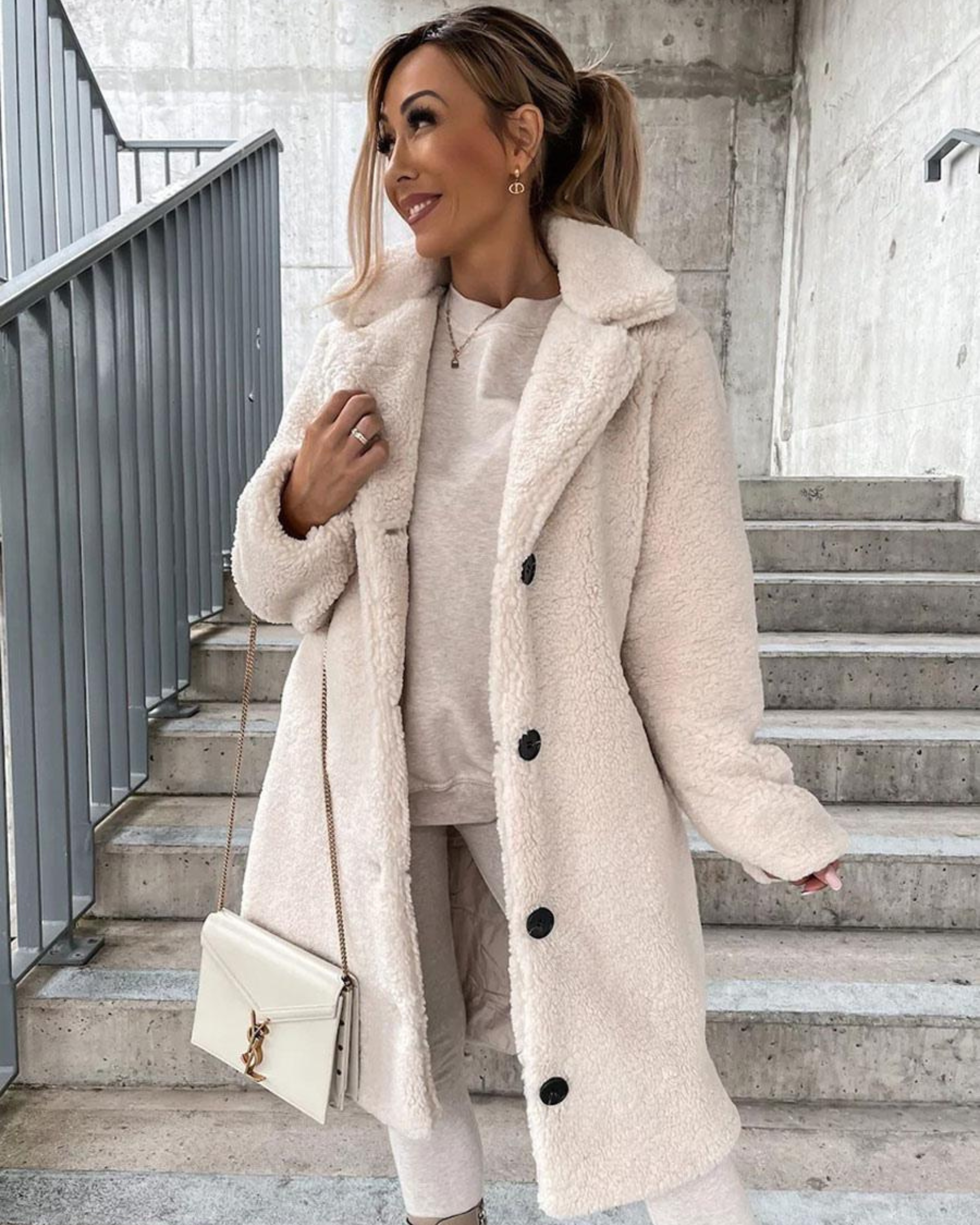 Devako Aroa | Supreme Weicher Teddy Mantel