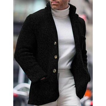 Warmer Pullover-Mantel für Männer - Irisch