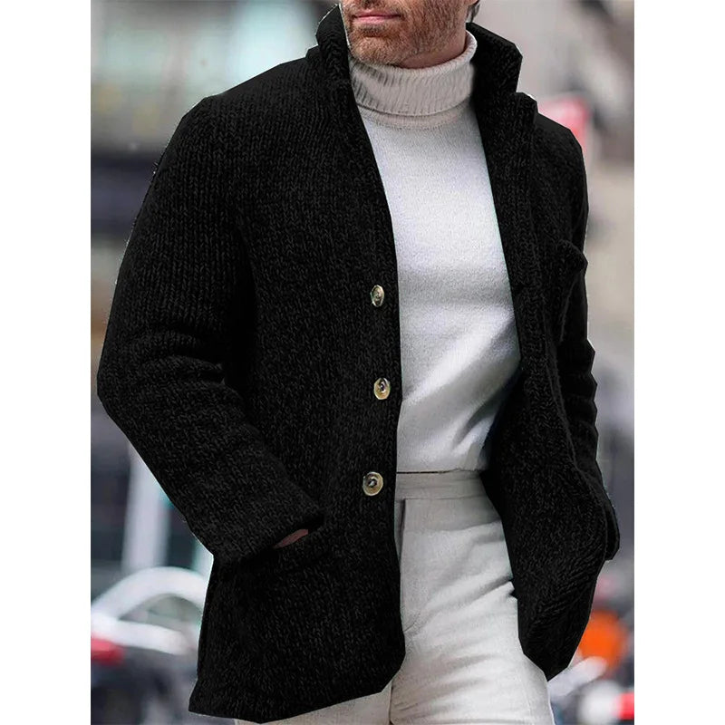Warmer Pullover-Mantel für Männer - Irisch