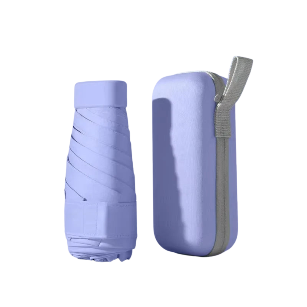 Mini-parapluie résistant aux UV et imperméable, compact pour voyages et excursions