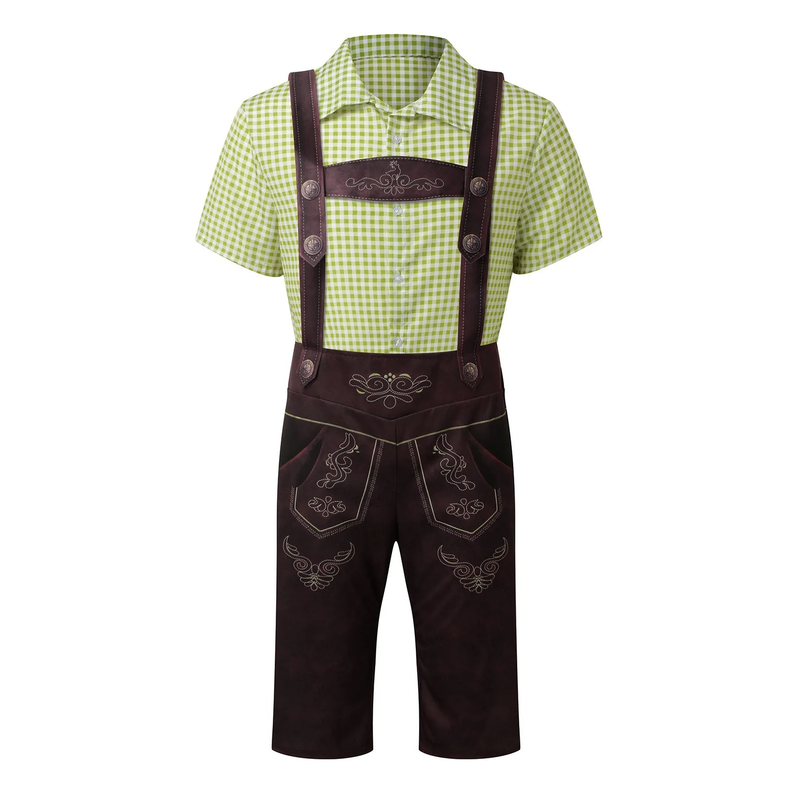 AlpenHo – Traditionelle Kinderlederhose mit Hemd & Stickerei