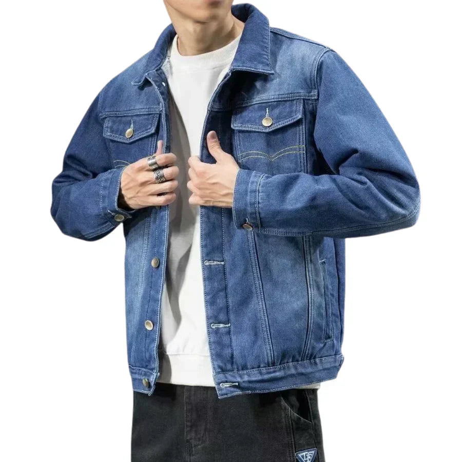 Jeansjacke mit dickem Wollfutter - Erico