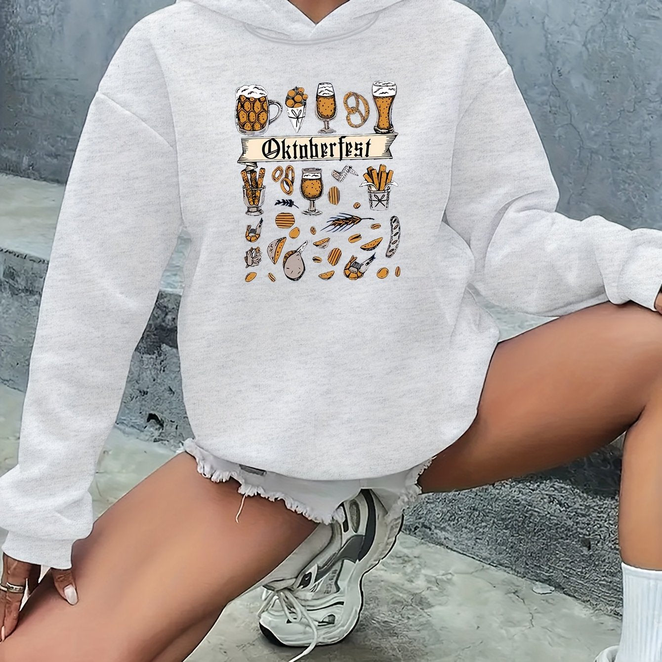 Bavaria Spirit Dames Hoodie Anna – Oktoberfest Warm für Herbst & Winter