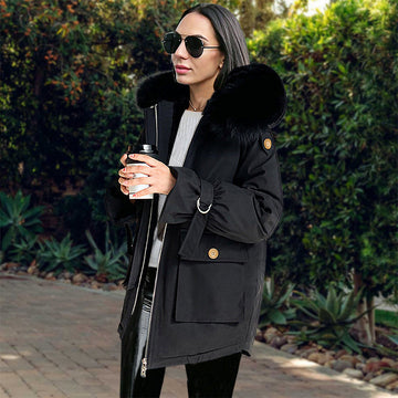 Shonda - Eleganter Plüschumhang