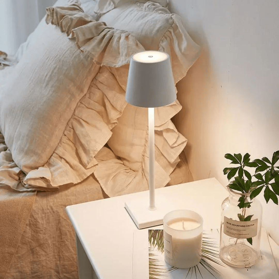 Luxuriöse kabellose Tischleuchte - LuxaGlow