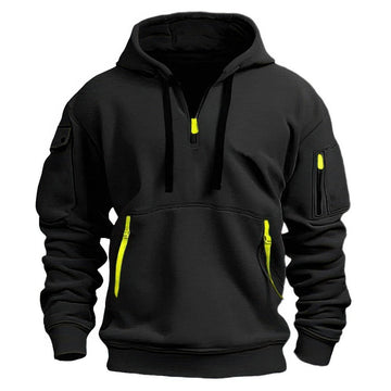 Maglione da uomo con cappuccio in cotone - Comodo e casual