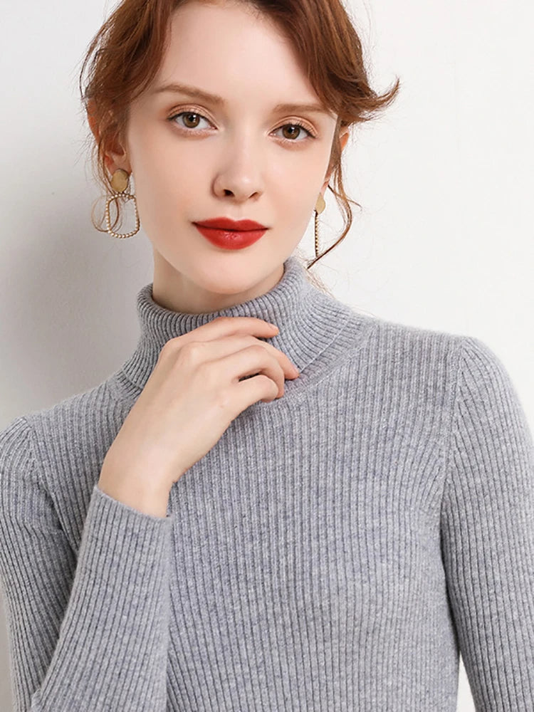 Trendiger Rollkragenpullover - Delja