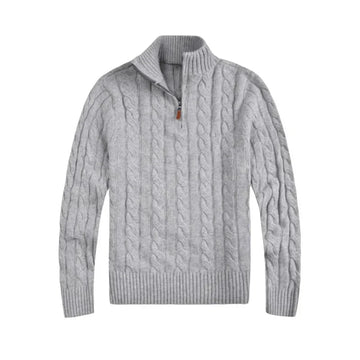 Modischer Strickpullover mit Reißverschluss - Ulises