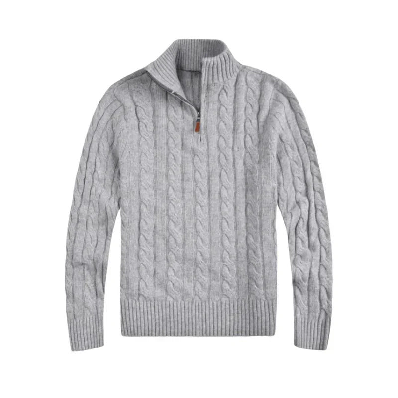 Modischer Strickpullover mit Reißverschluss - Ulises