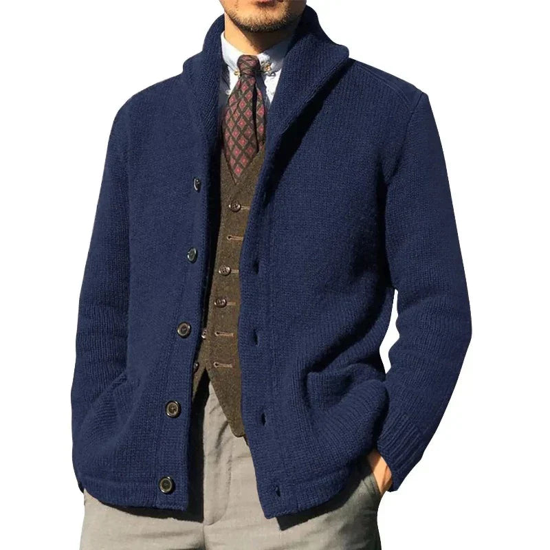 Langärmelige dicke Strickjacke für Männer - Makai
