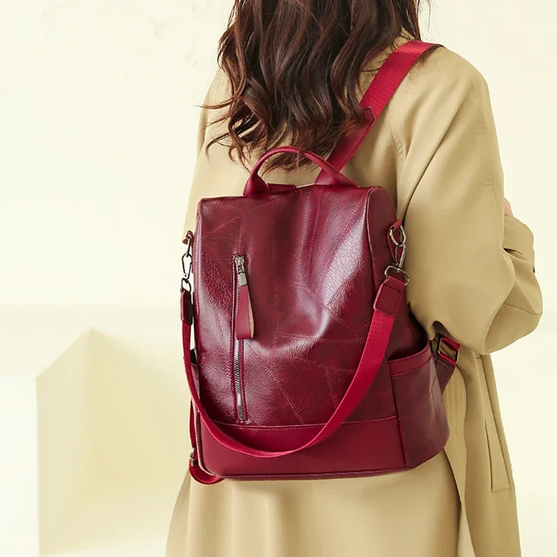 Devako MiLola - Damen-Rucksack aus veganem Leder