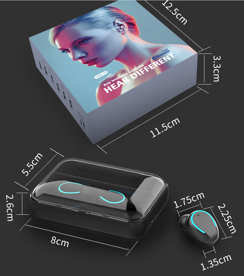 Devako Multifunktionales Bluetooth Headset Power Bank Unterstützung