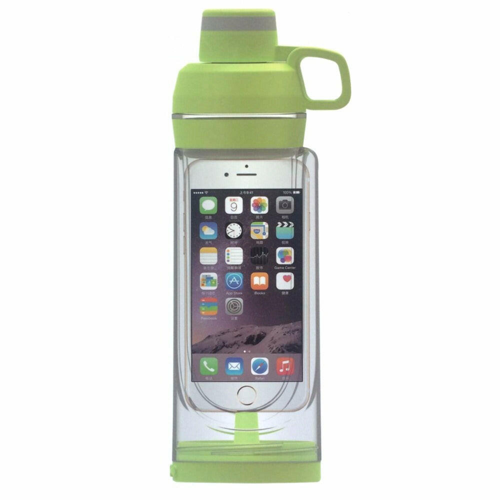 Smart Sport Wasserflasche | Mit wasserdichtem Aufbewahrungsfach