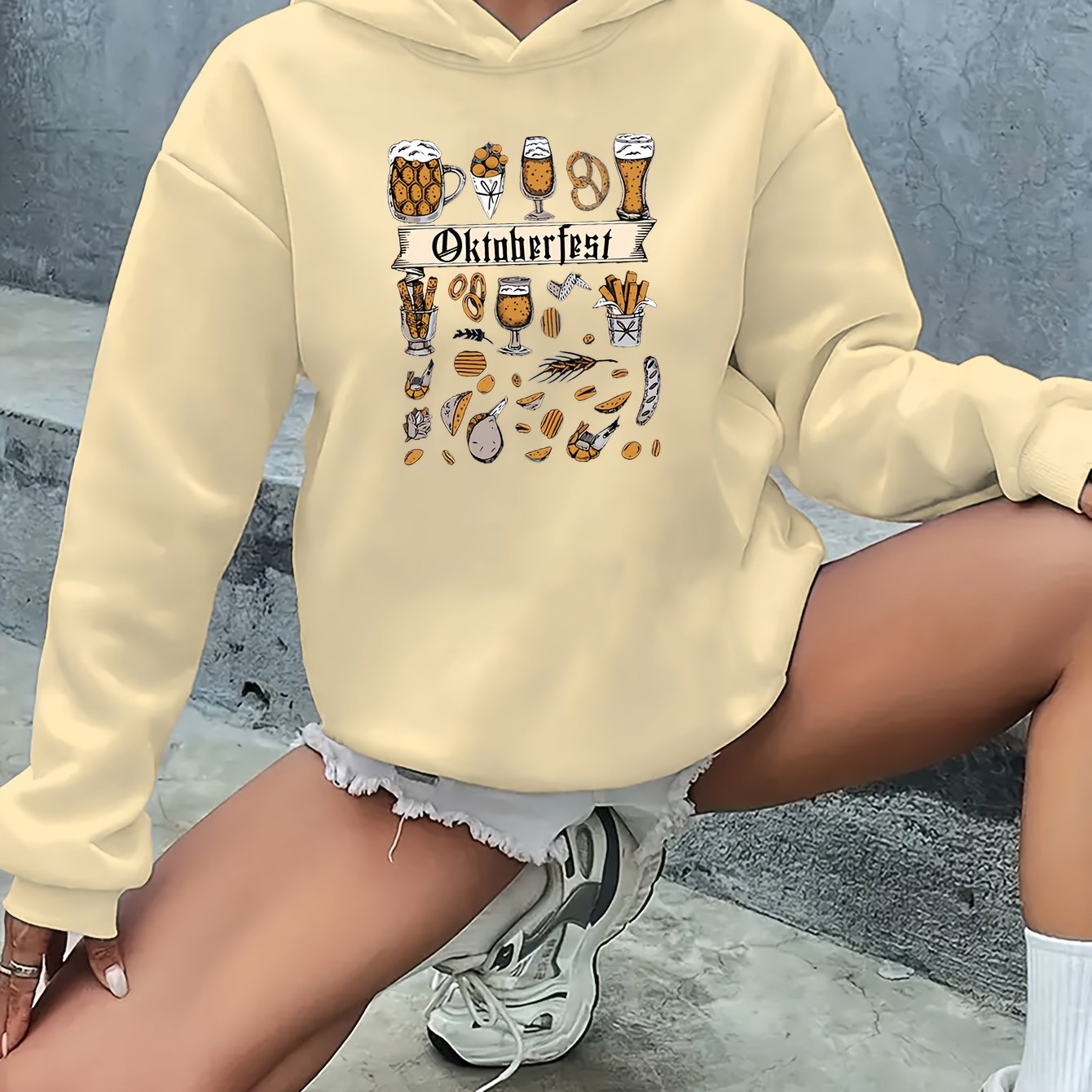 Bavaria Spirit Dames Hoodie Anna – Oktoberfest Warm für Herbst & Winter