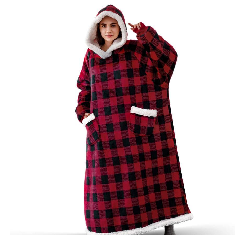 Winter Oversized Hoodie Blanket – Kuscheliger Hoodie für kalte Tage