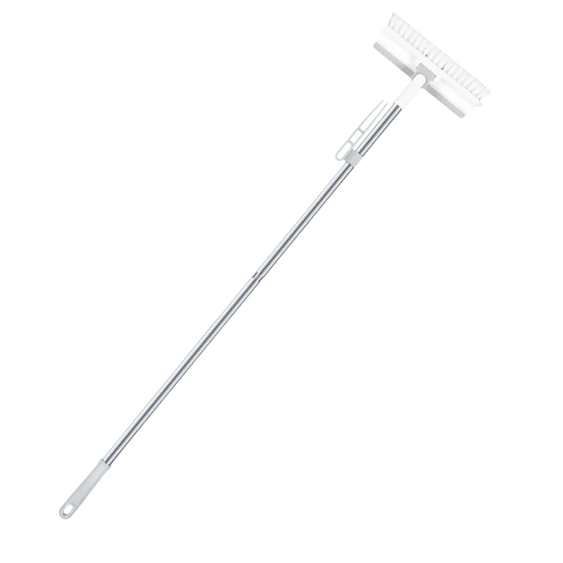DualClean - Rotierende Bürste mit langem Stiel 2-in-1 für Böden und Fenster