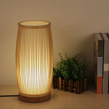 BambooGlow - Bamboo Tischlampe Nachtlicht