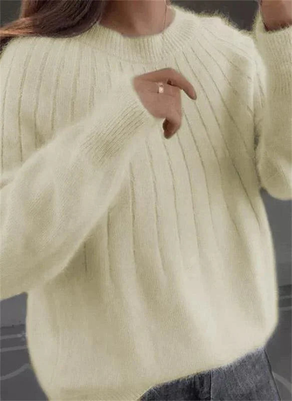Flauschiger Strickpulli - Inola