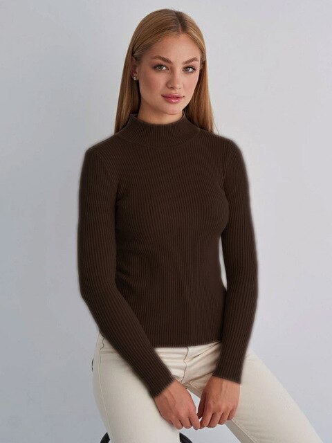 Modischer Rollkragenpullover für Frauen - Darian