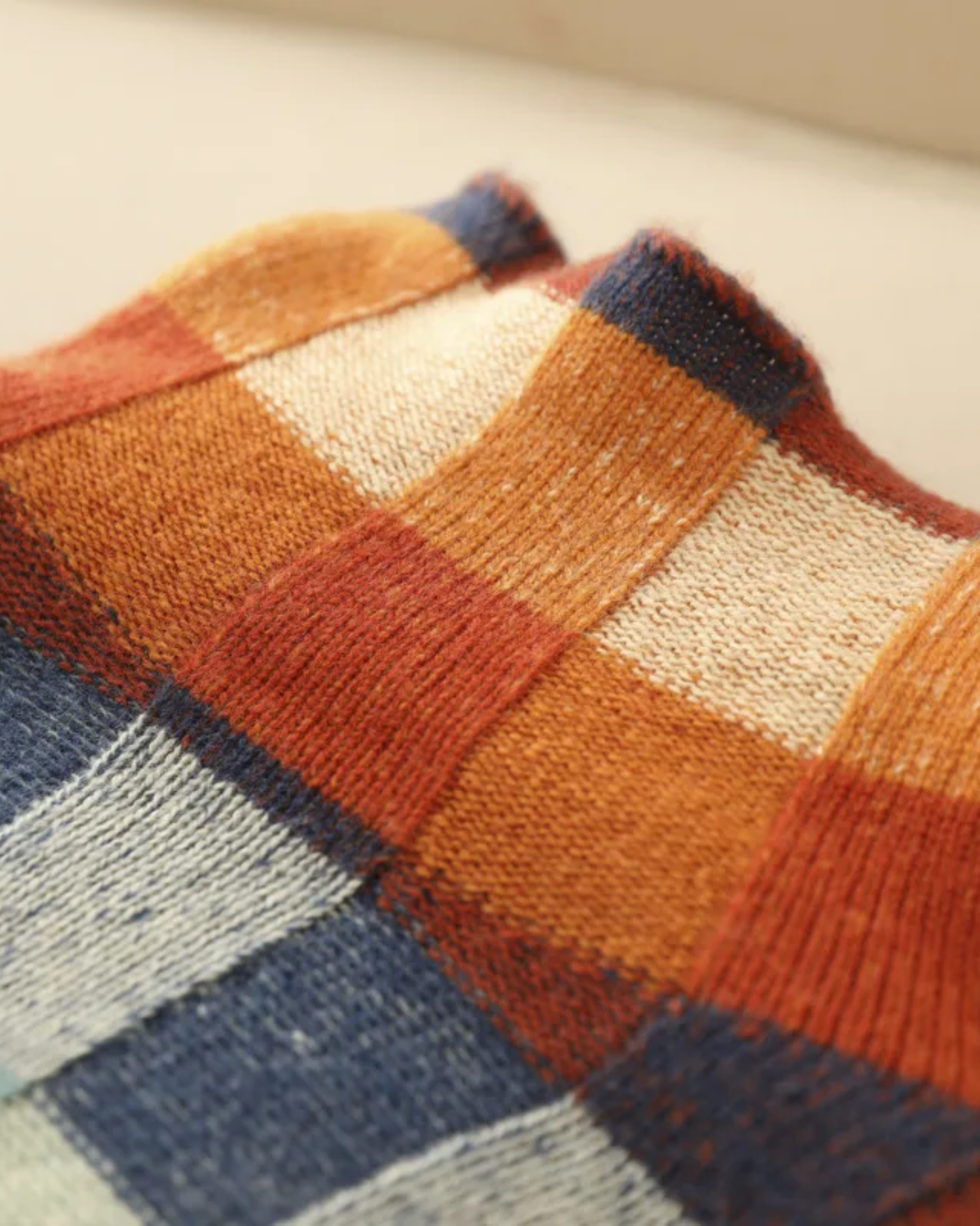 Devako Madi - Kasjmire Luxe Patchwork-rullekravepullover