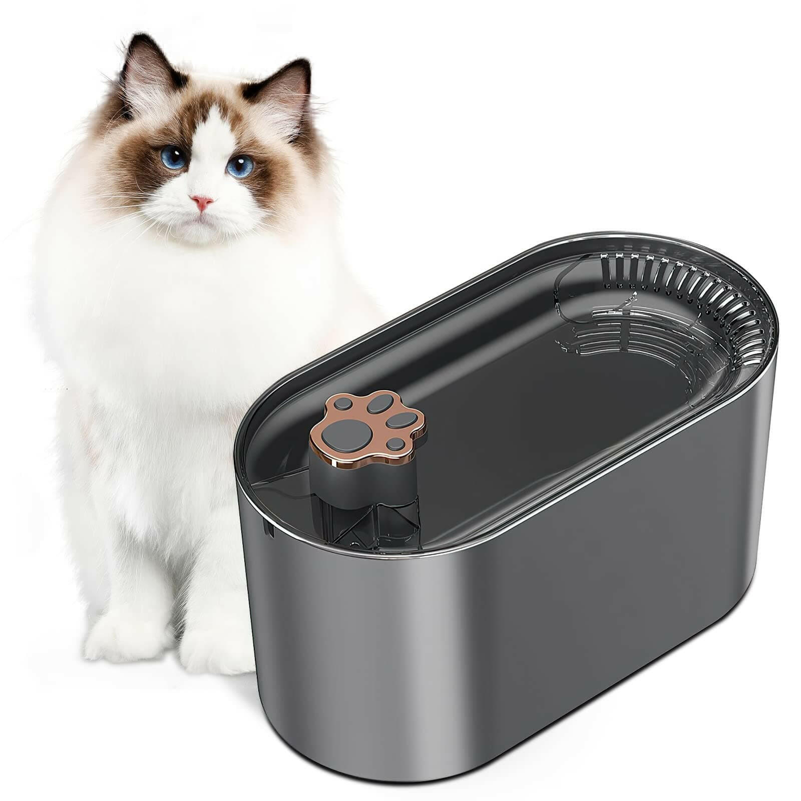 Devako Pet Ultra-leiser Wasserspender mit LED-Beleuchtung Wasserfontäne
