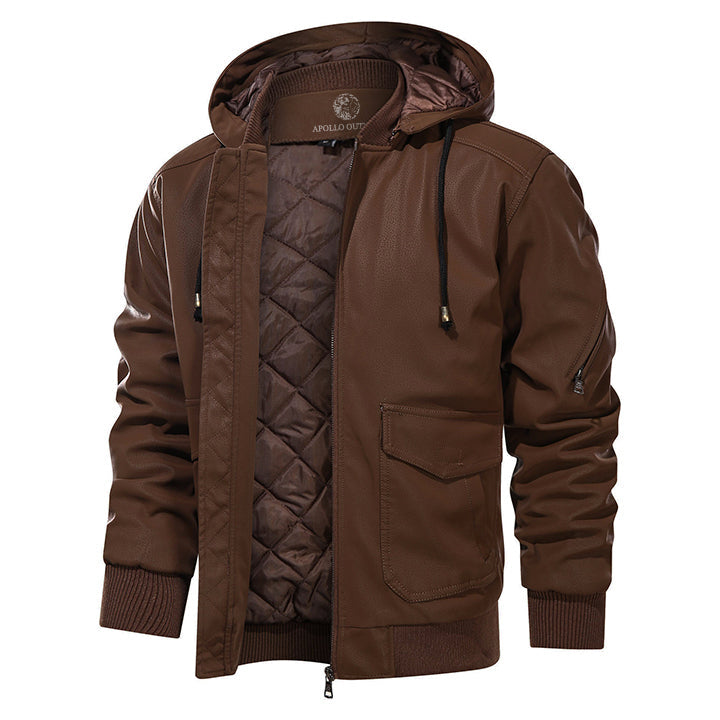 Giacca in pelle outdoor Odysseus – Edizione limitata con stile e funzionalità