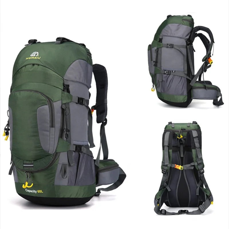 OutdoorHaven - 60L Rucksack - Wasserdicht, robust und geräumig