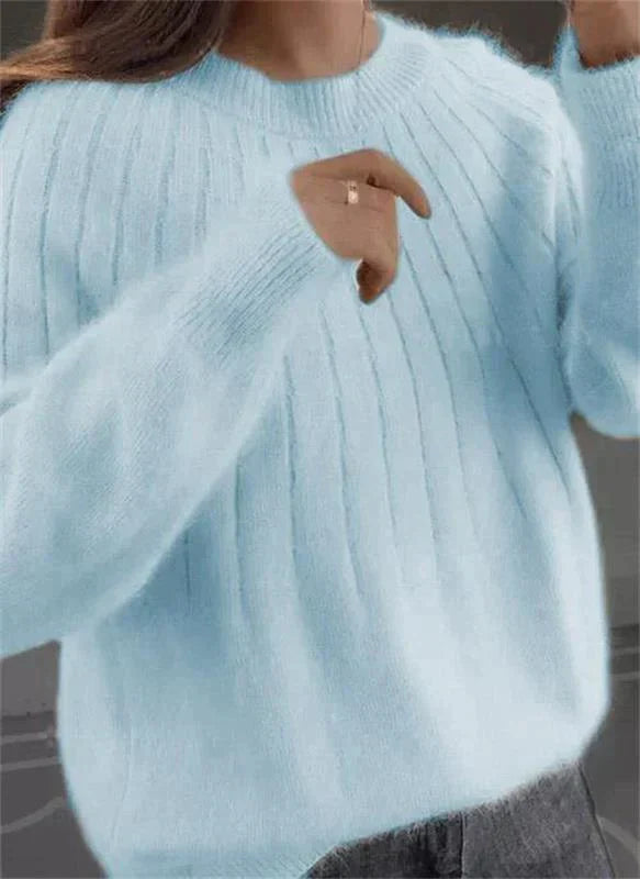 Flauschiger Strickpulli - Inola