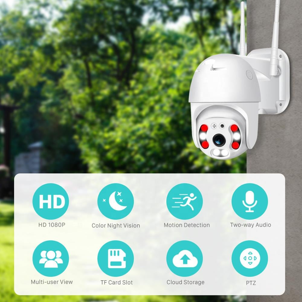 Telecamera esterna X001 - Full-HD, rilevamento del movimento e audio bidirezionale