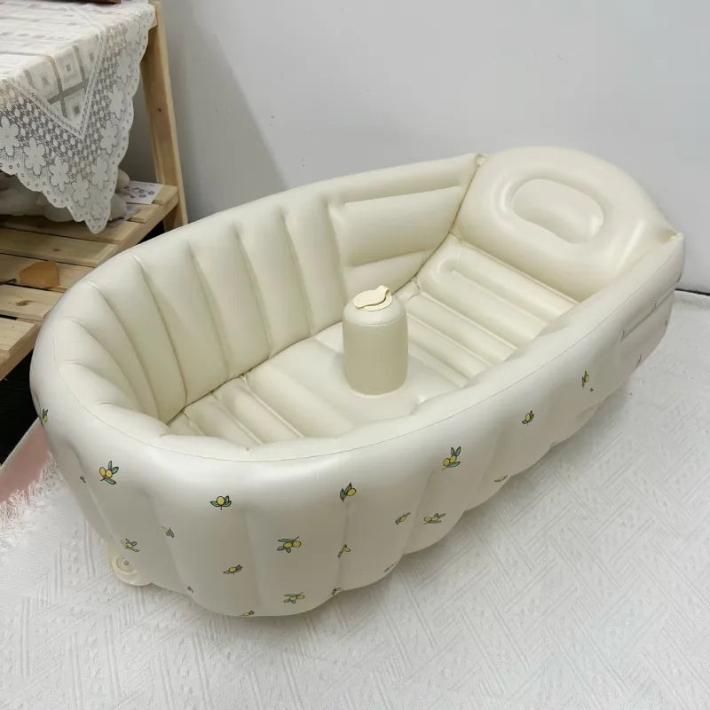 AquaCuddle – Oppustelig babybadekar til rejse og hjem – foldbar og sikker