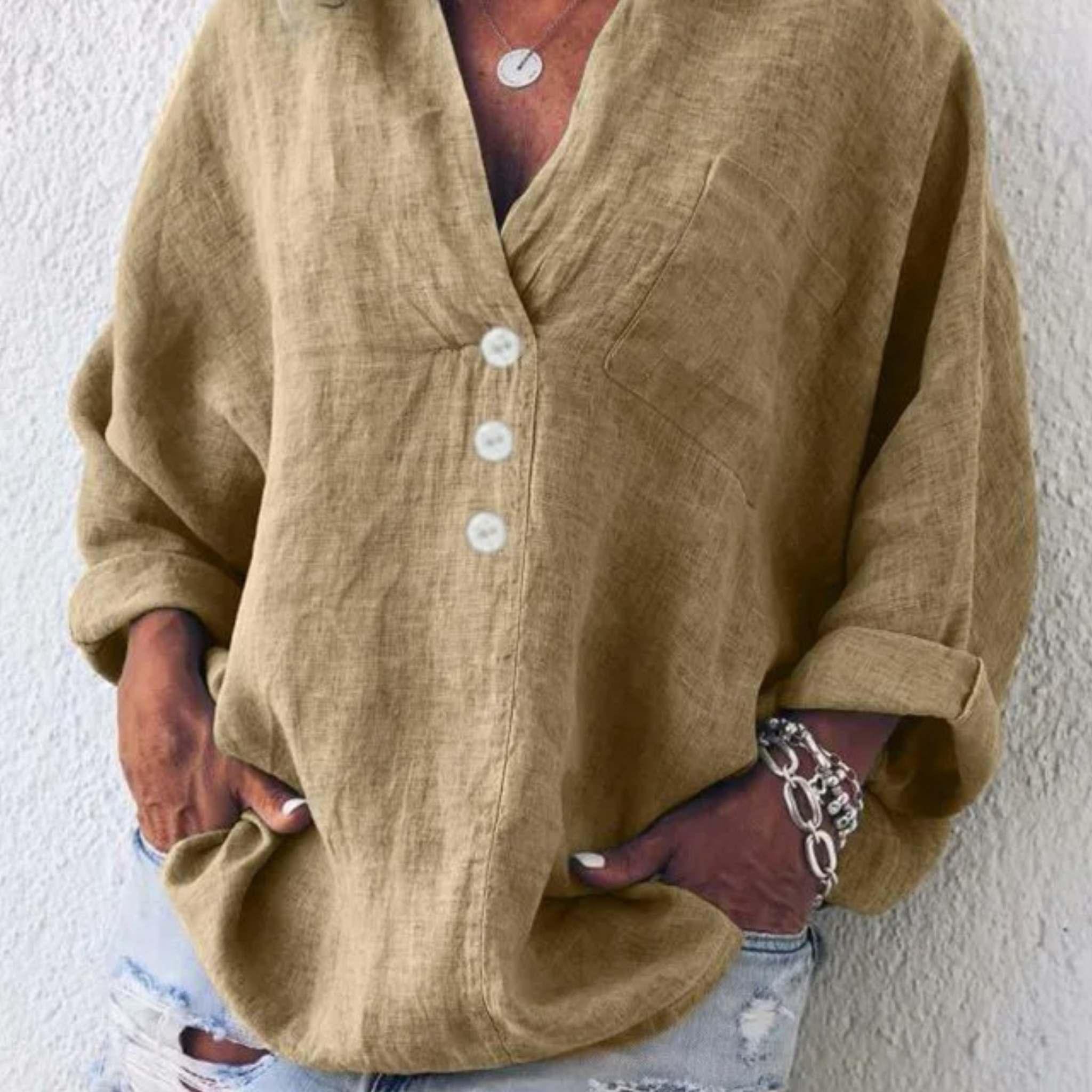 Devako Blaire - Bluse im Ibiza-Stil