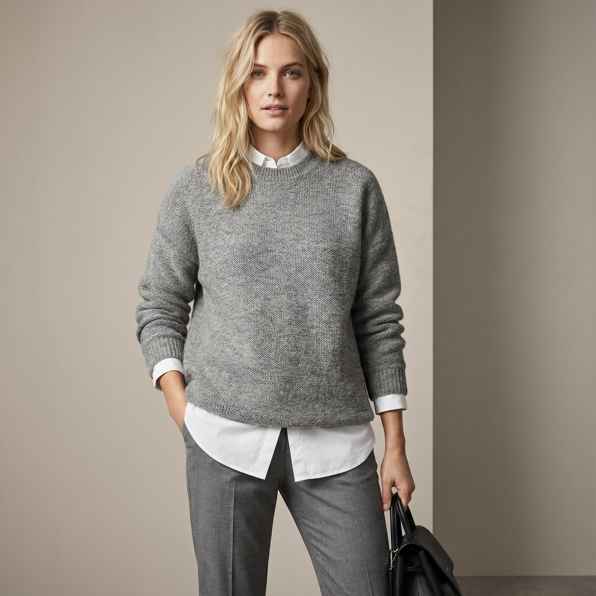 Knitted Sweater – Soft Material & Timeless Design for Everyday Use