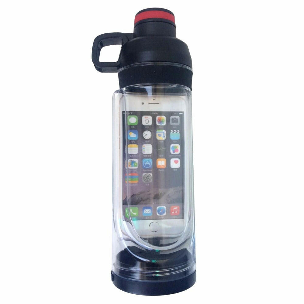 Smart Sport Wasserflasche | Mit wasserdichtem Aufbewahrungsfach