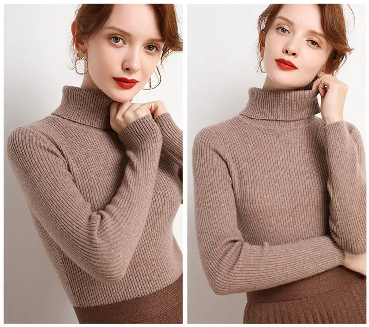 Trendiger Rollkragenpullover - Delja